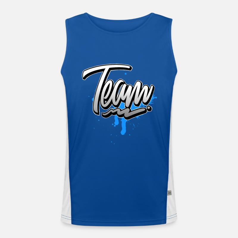 Team Men's Functional Contrast Tank Top 