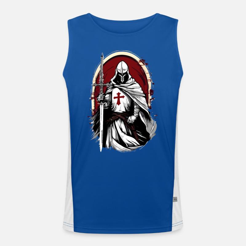 Crusader with Men's Functional Contrast Tank Top 