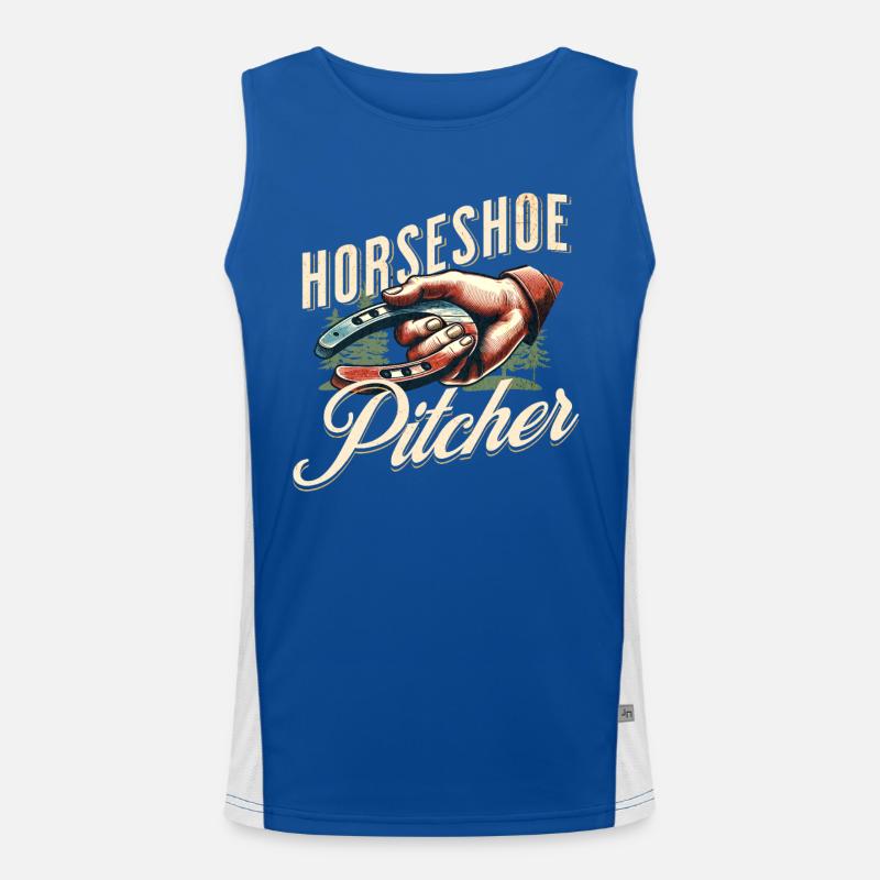 Lancer de fer à cheval Lancer de fer à cheval Débardeur respirant contrasté Homme 