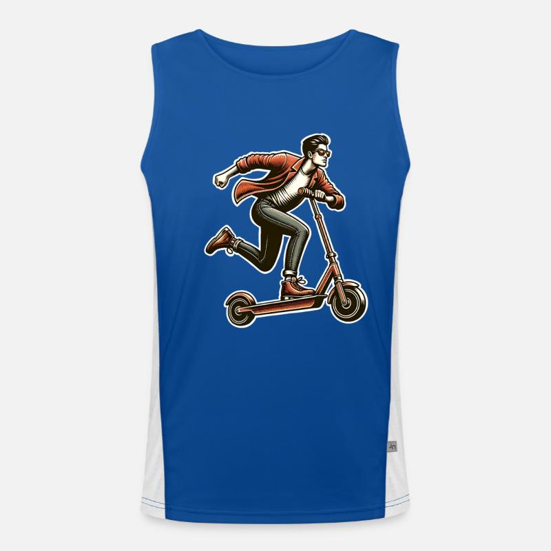 Kick Scooters E-Scooters E-Scooters Men's Functional Contrast Tank Top 