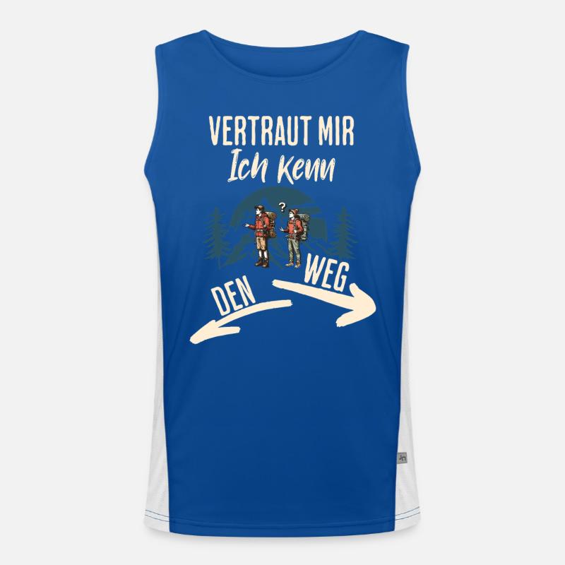 Wandern Funktionelles Kontrast-Tank Top für Männer 