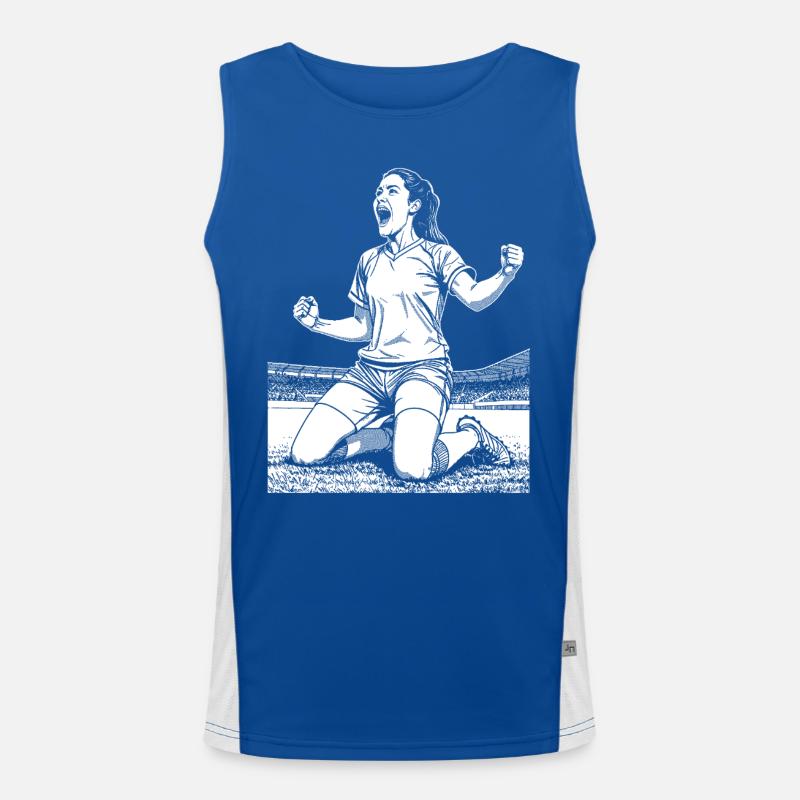 Maillot de footballeur : milieu de terrain avec vue Débardeur respirant contrasté Homme 