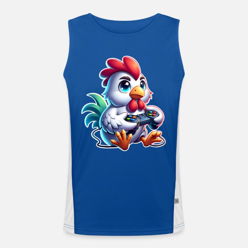 Chicken Gaming Men's Functional Contrast Tank Top 