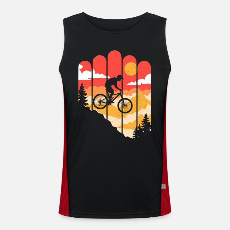 VTT Vélo Cyclisme Débardeur respirant contrasté Homme 