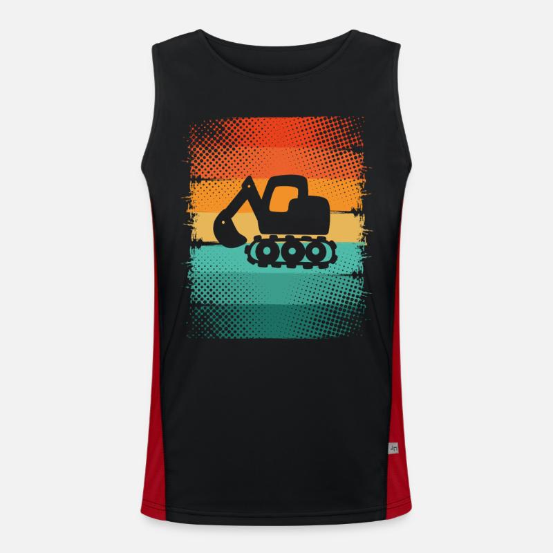 Bagger Funktionelles Kontrast-Tank Top für Männer 
