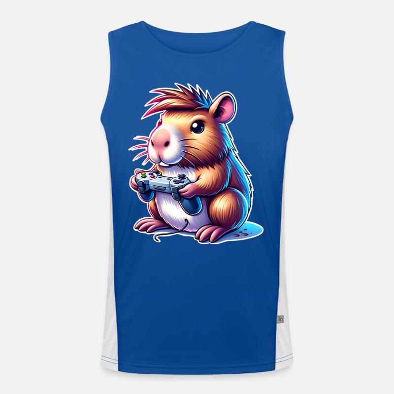 Capybara Gaming Men's Functional Contrast Tank Top 