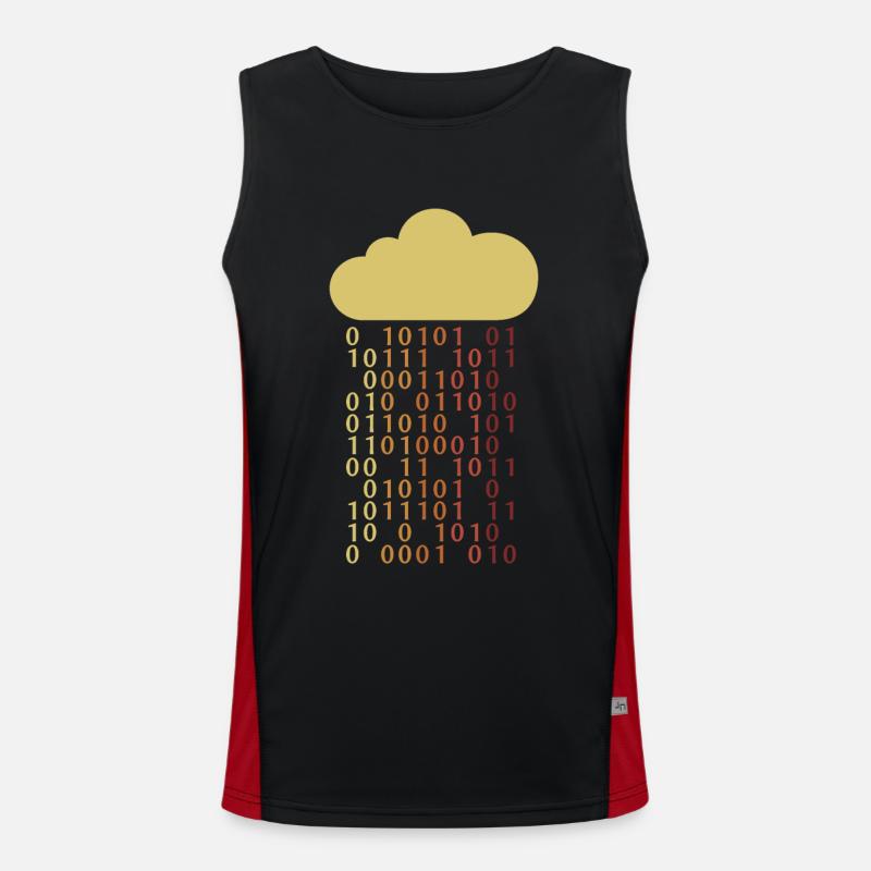 Cloud Bit Informaticien Admin Exploitation Débardeur respirant contrasté Homme 