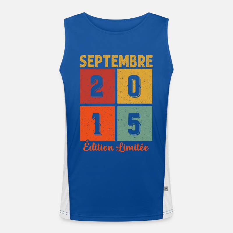 Septembre 2015 Original Idée Cadeau Anniversaire Débardeur respirant contrasté Homme 