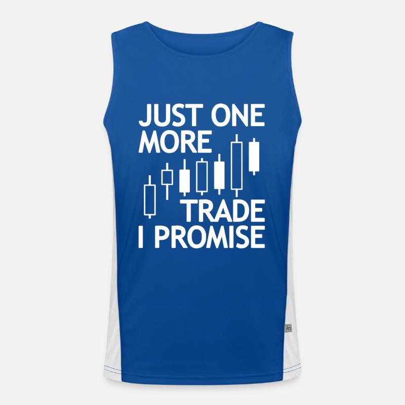 Trader Trading Forex Stock Trading Exchange Trading Débardeur respirant contrasté Homme 