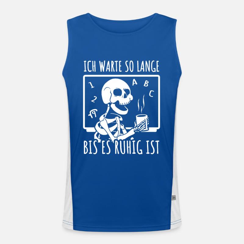 Lehrer Klassenlehrer Grundschullehrer Lehrerin Funktionelles Kontrast-Tank Top für Männer 