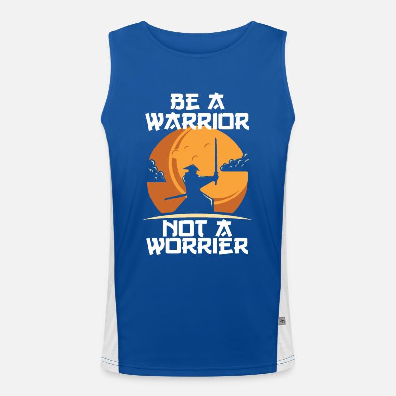Krieger-Samurai-Friedhof Japanischer Krieger Ninja Funktionelles Kontrast-Tank Top für Männer 