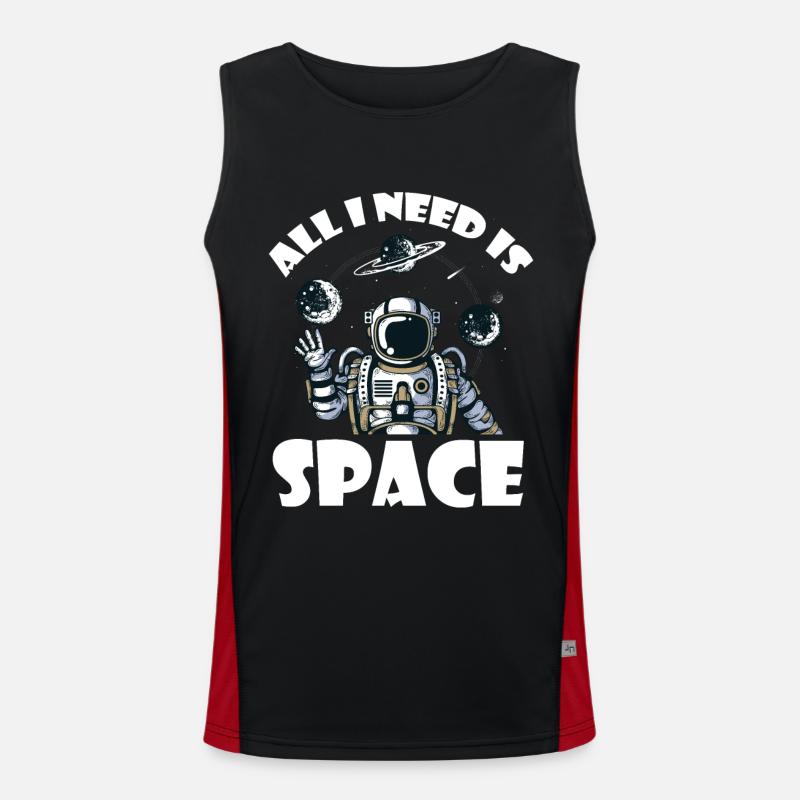 Astronaut needs space universe astronaut Men's Functional Contrast Tank Top 