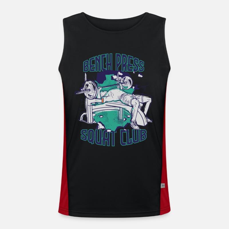 Bench Press Training Strength Training Gym M Men's Functional Contrast Tank Top 