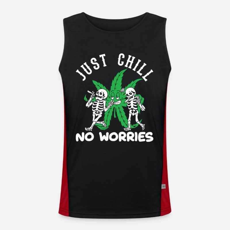 Hanf I Stoner Geschenke I Hanf Geschenke Funktionelles Kontrast-Tank Top für Männer 