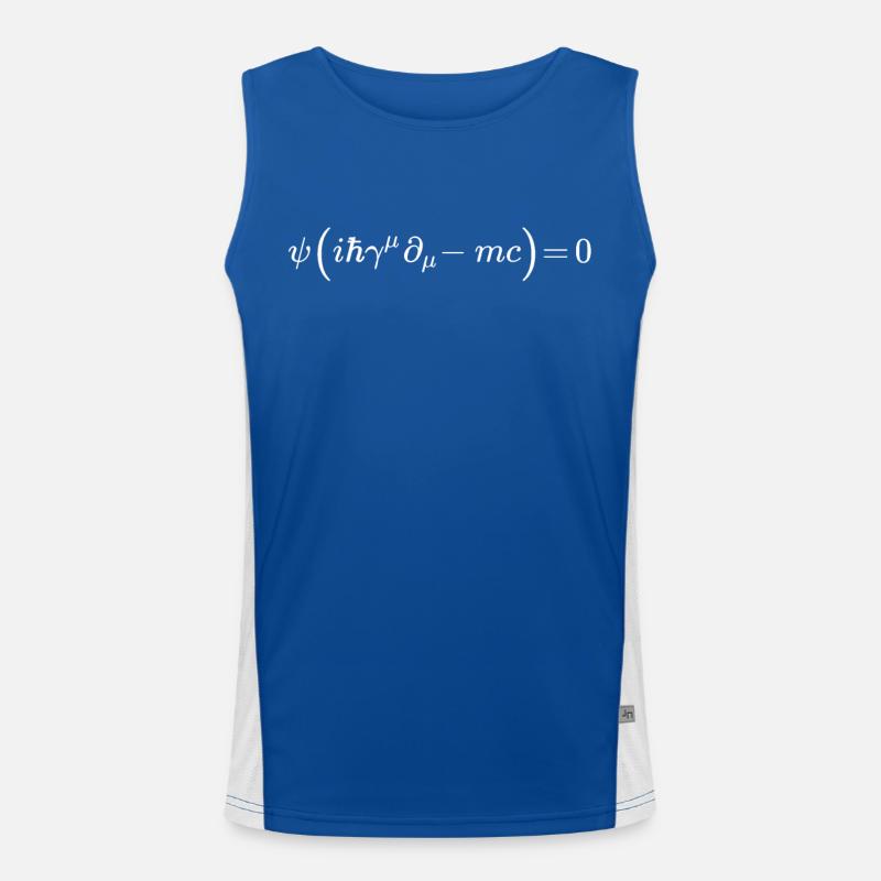 Dirac Equation Mathematical Relativistic Quantum Funktionelles Kontrast-Tank Top für Männer 