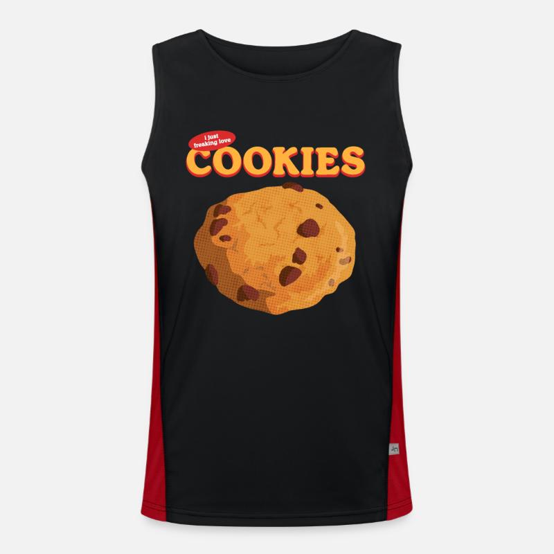 Cookies Cookie | Cookie Baking Cookies Gift Men's Functional Contrast Tank Top 