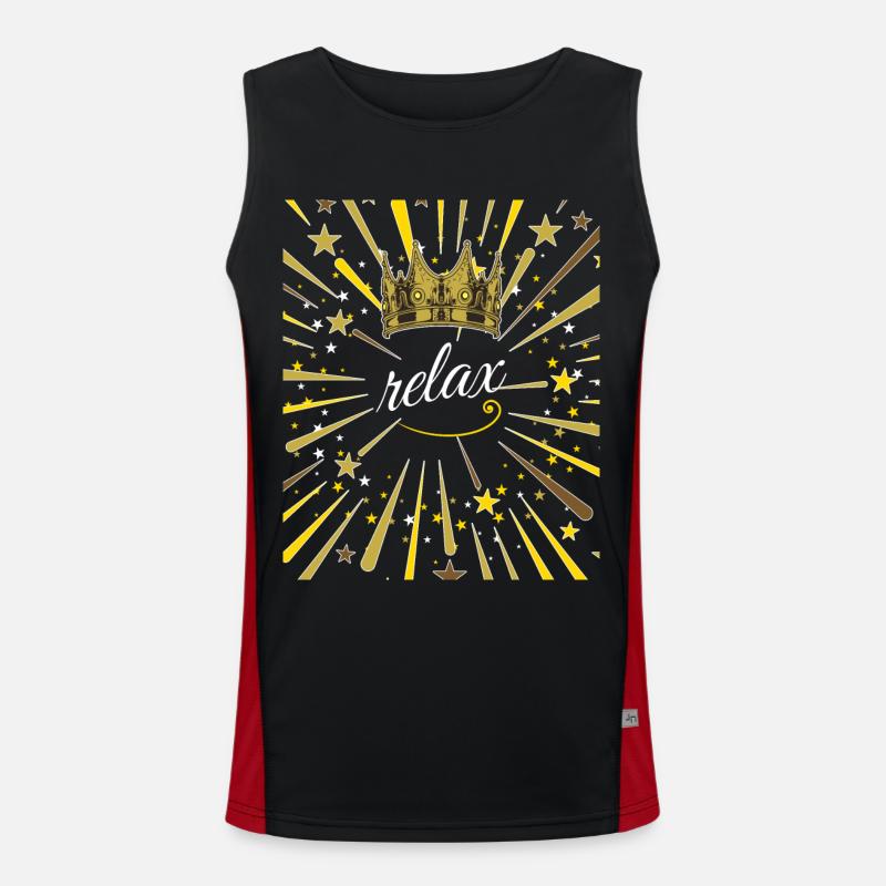 relax 1 Men's Functional Contrast Tank Top 