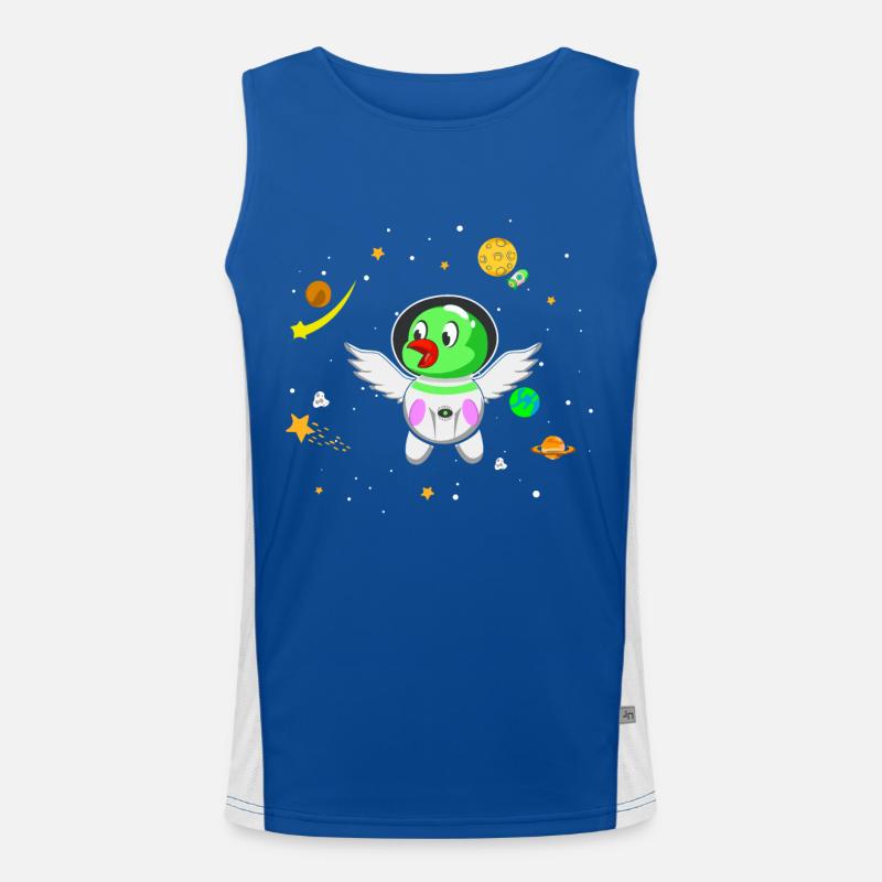 Future astronaut Vogel Men's Functional Contrast Tank Top 