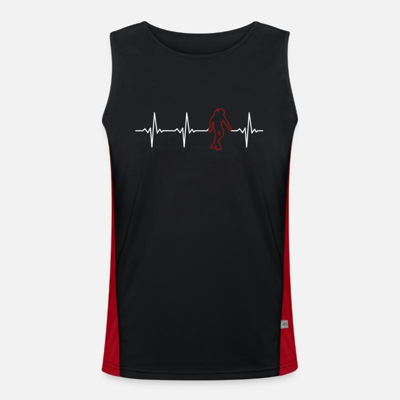 Scuba Diving Heartbeat Diving Mask Men's Functional Contrast Tank Top 