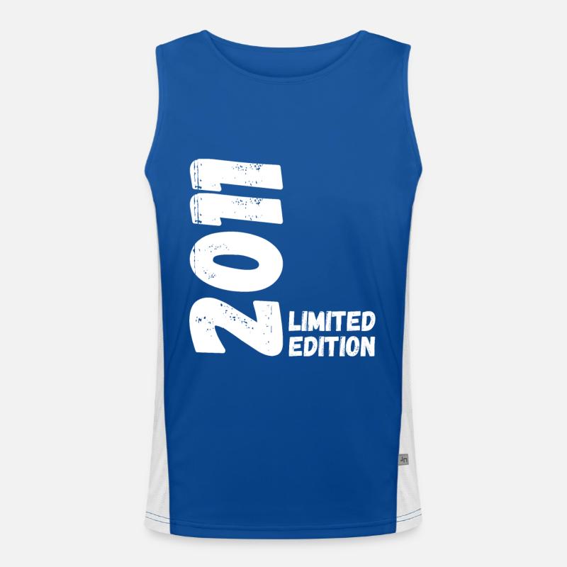 2011 Limited edition Birthday Men's Functional Contrast Tank Top 