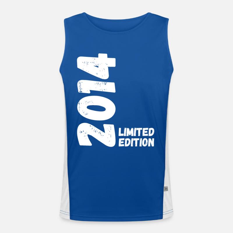 2014 Limited edition Geburtstag Funktionelles Kontrast-Tank Top für Männer 