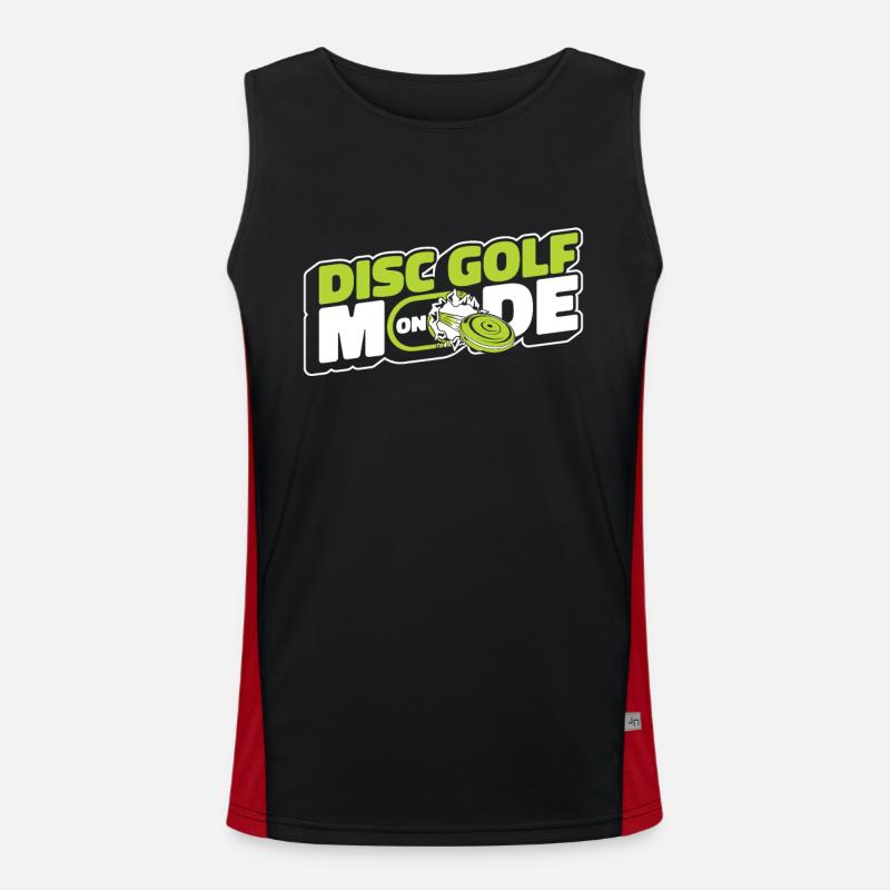 Mode Disc Golf sur Frisbee Golf Basket Disc Débardeur respirant contrasté Homme 