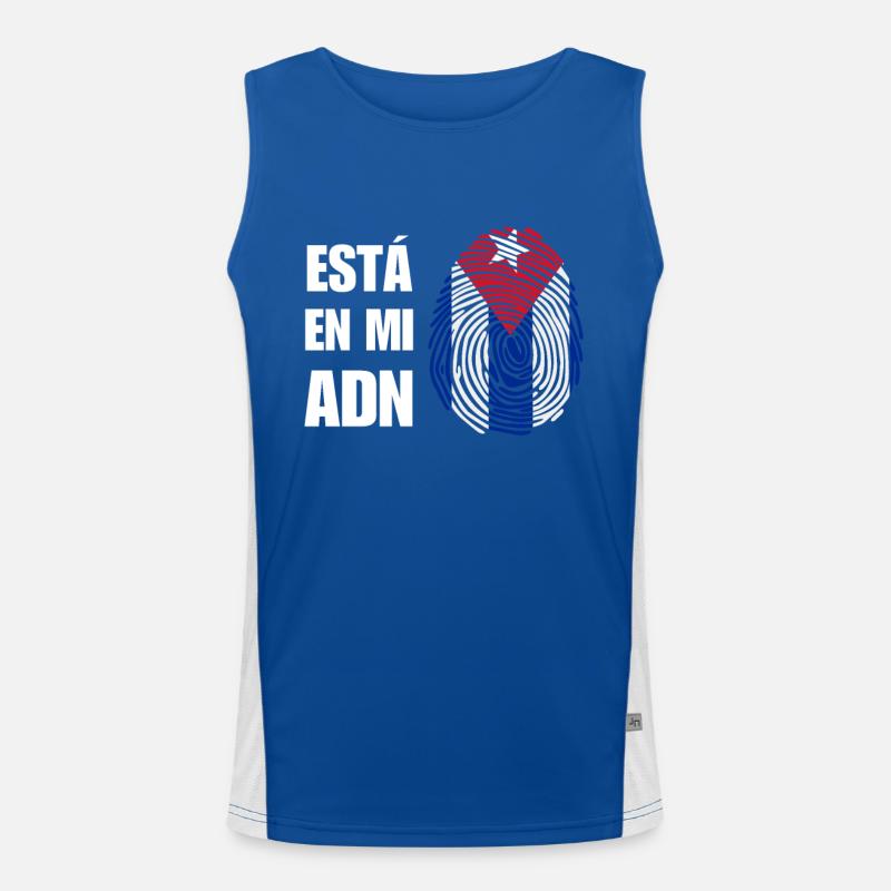 Cuba est dans mon ADN Débardeur respirant contrasté Homme 