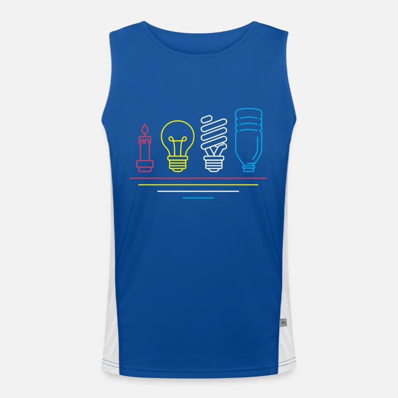 Technical electrician Men's Functional Contrast Tank Top 