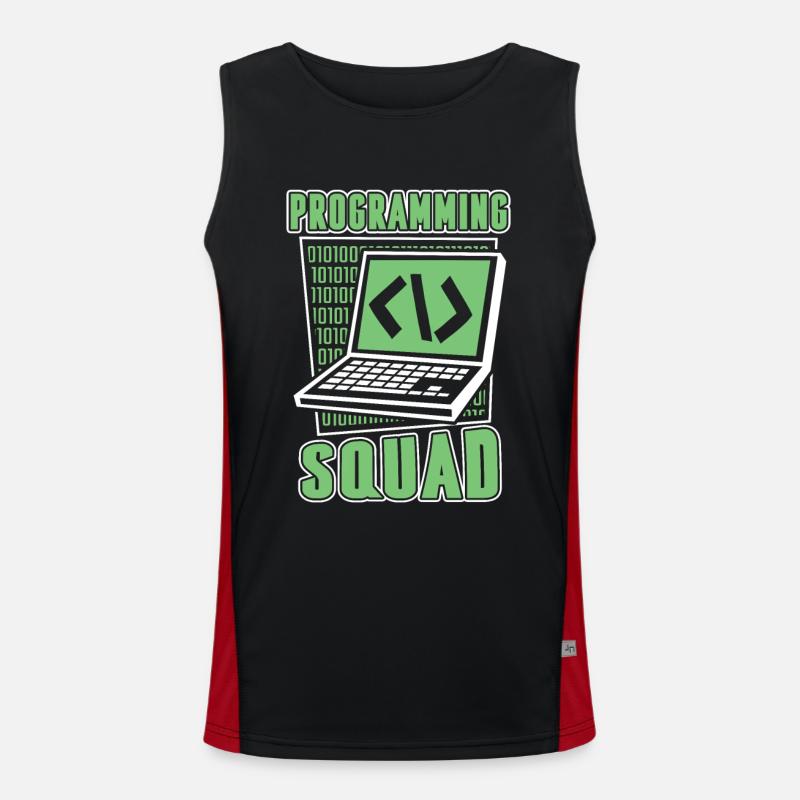 Programming Squad Software Developer Developer Men's Functional Contrast Tank Top 