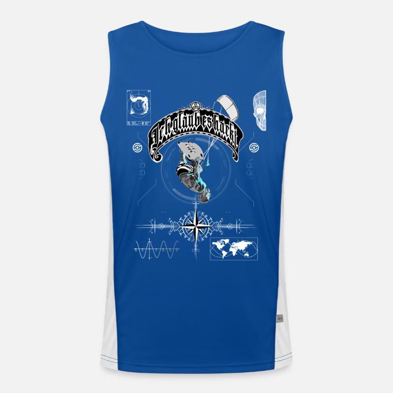 Je pense que c’est du hacking kiters Débardeur respirant contrasté Homme 