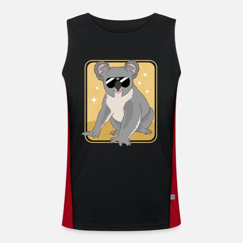 Koala Koalas Koala Bears Koala Bear Cadeau Débardeur respirant contrasté Homme 