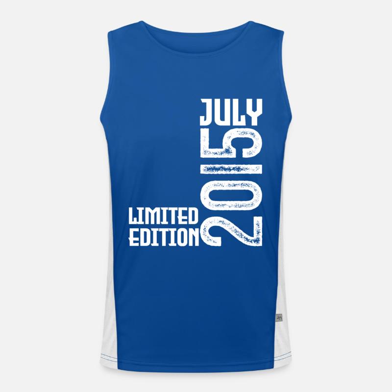 Geschenk Juli 2015. Geburtstag Juli 2015. Funktionelles Kontrast-Tank Top für Männer 