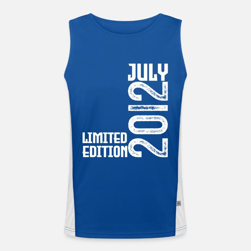 Geschenk Juli 2012. Jubiläum Juli 2012. Funktionelles Kontrast-Tank Top für Männer 