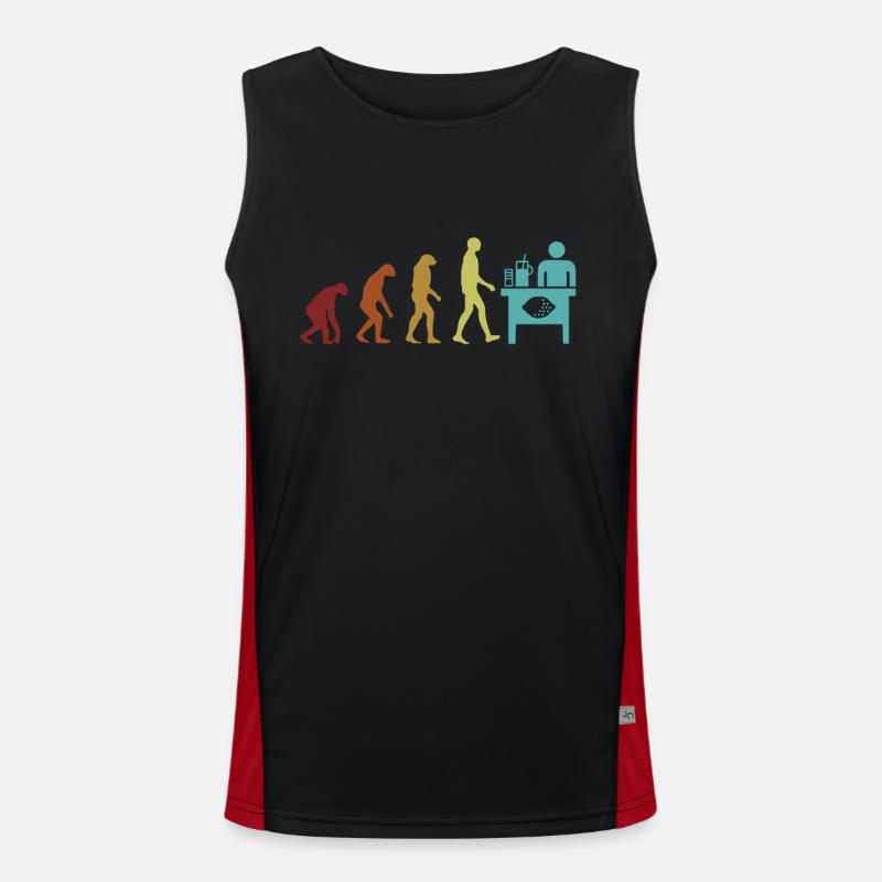 Lemonade Stand Evolution Lemonade Lovers - Men's Functional Contrast Tank Top  - black/red