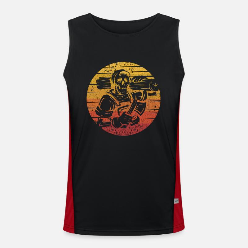 Retro Carpenter Wood Technician Carpenter Carpenter Men's Functional Contrast Tank Top 