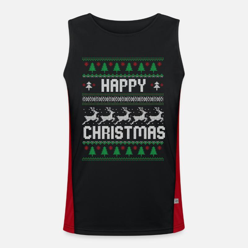 Joyeux Noël Débardeur respirant contrasté Homme 