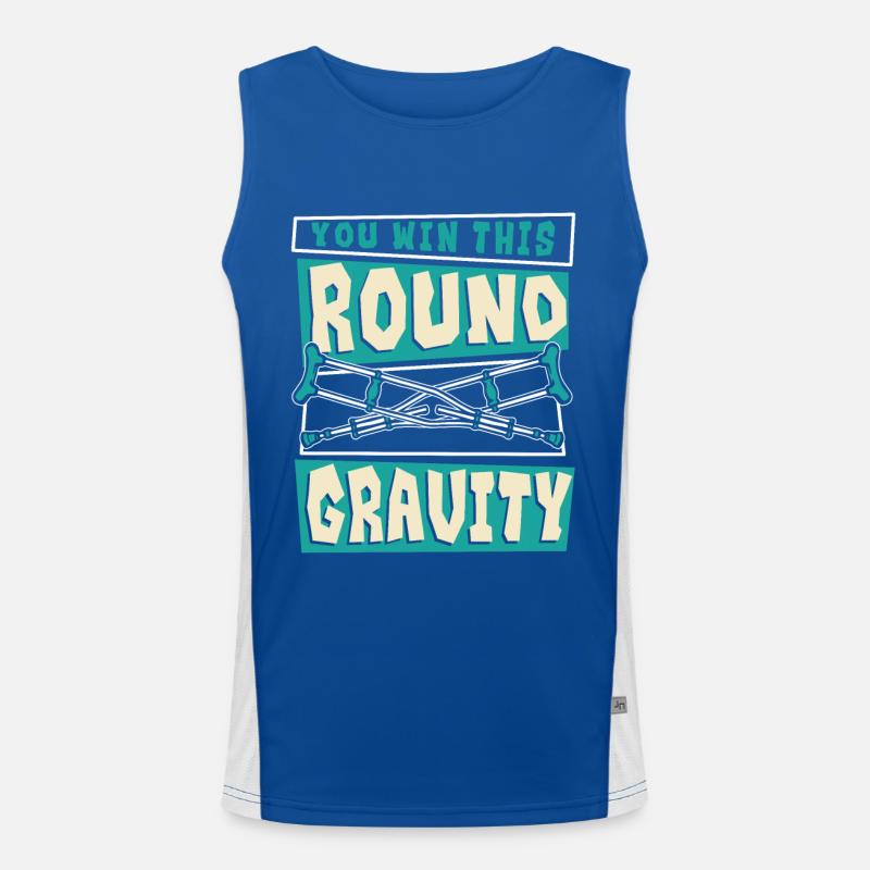 Vous gagnez ce tour Gravity Broken Bone Surgeon Débardeur respirant contrasté Homme 