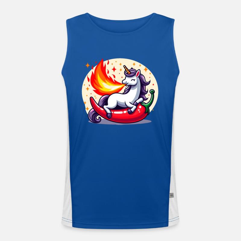 Unicorn Sharpness Men's Functional Contrast Tank Top 