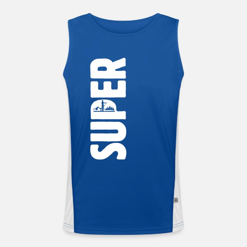 SUPER, Stand up paddle, SUP Débardeur respirant contrasté Homme 