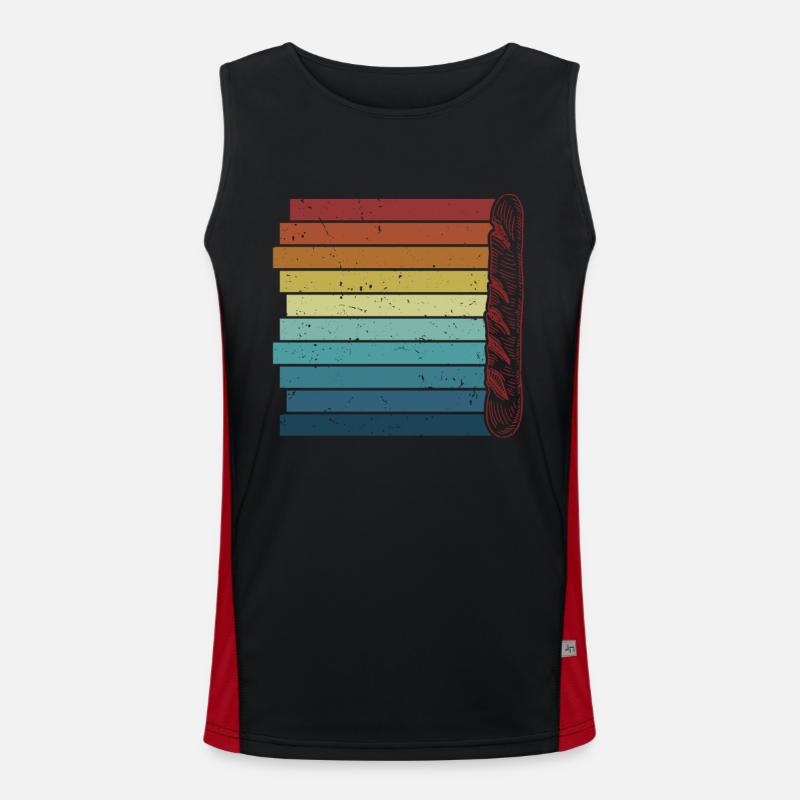 Retro Bread Maker Bread Dough Bread Queen Lover Men's Functional Contrast Tank Top 