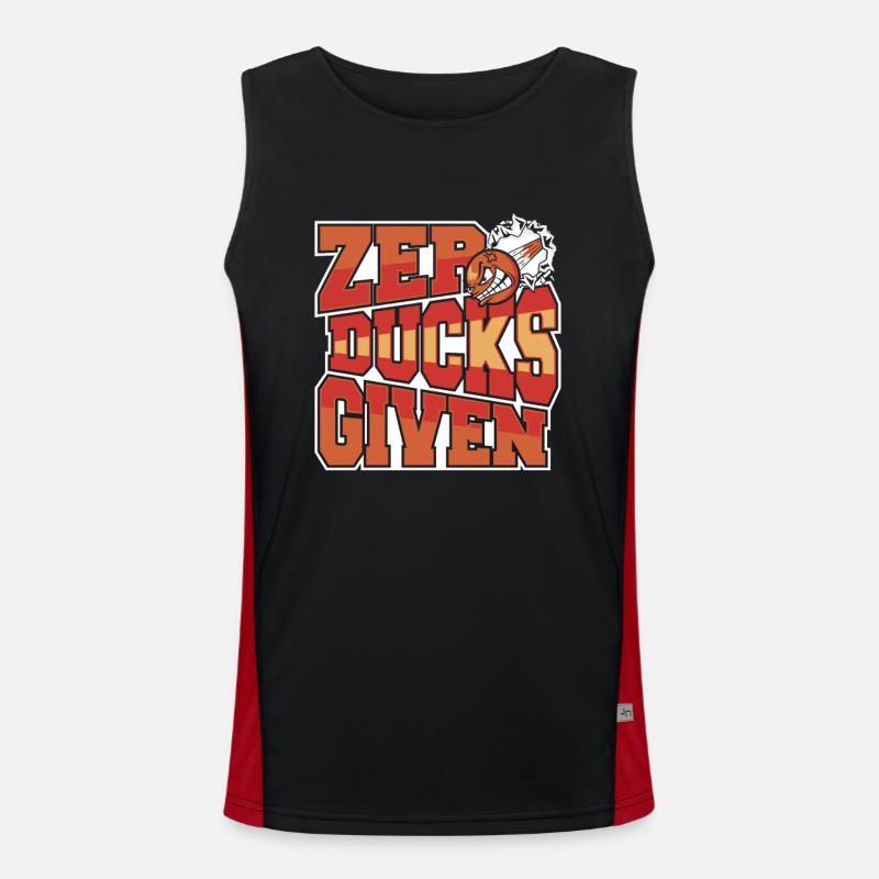 Zero Ducks Given Game Prisonball Teamplayer Funktionelles Kontrast-Tank Top für Männer 