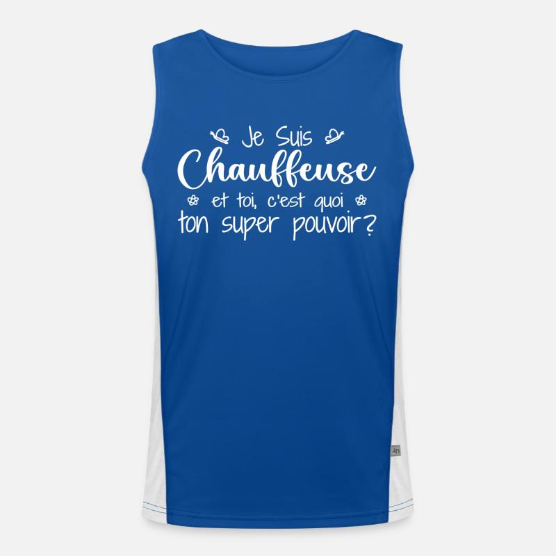 I'm a Driver. What's your superpower? Men's Functional Contrast Tank Top 
