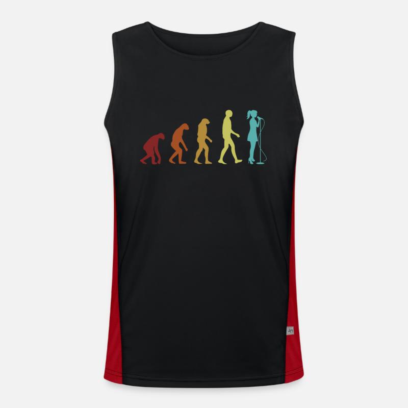 Evolution Opera House Vocalist Tenor Singer Opera Men's Functional Contrast Tank Top 