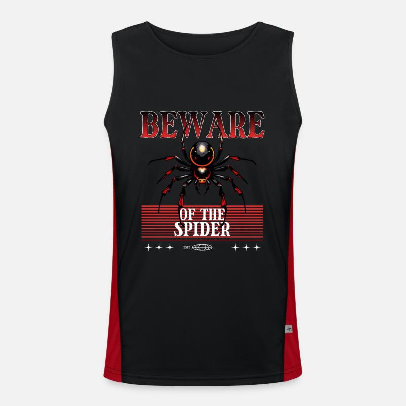 Araignée Débardeur respirant contrasté Homme 