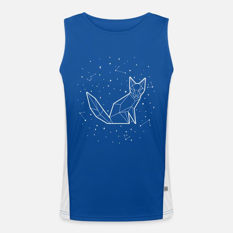 Sternbild Fox Constellation Red Fox Canidae Men's Functional Contrast Tank Top 