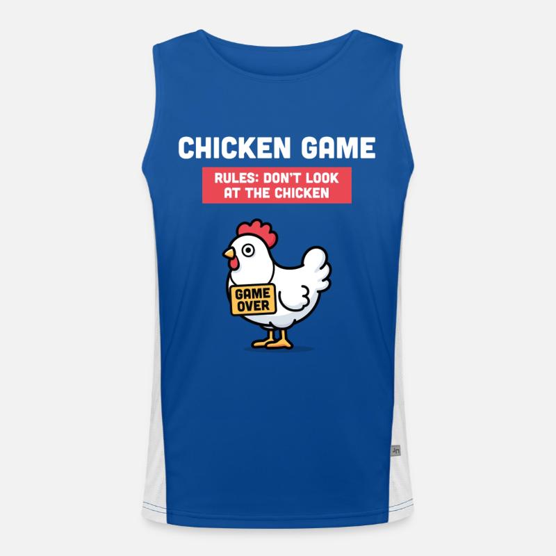 Jeu de poulet Débardeur respirant contrasté Homme 