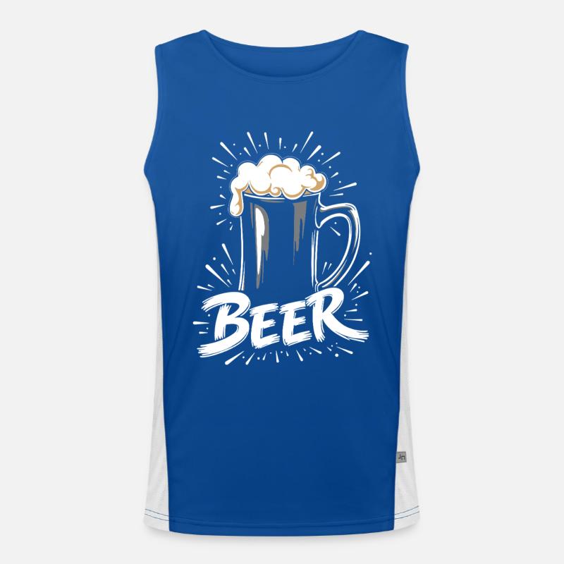 Chope à bière Débardeur respirant contrasté Homme 