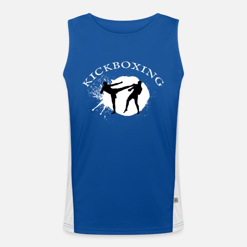 Kickboxen Funktionelles Kontrast-Tank Top für Männer 