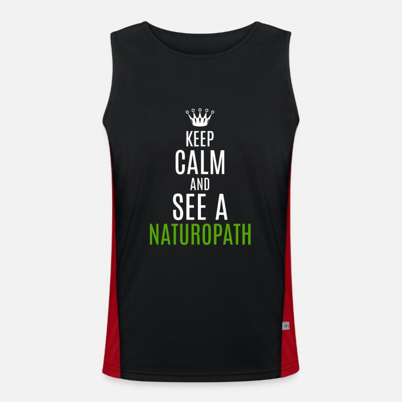 Naturopath Naturopathy Men's Functional Contrast Tank Top 