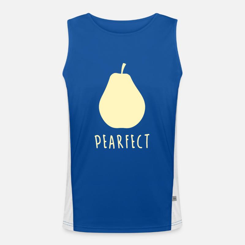 Birne Funktionelles Kontrast-Tank Top für Männer 